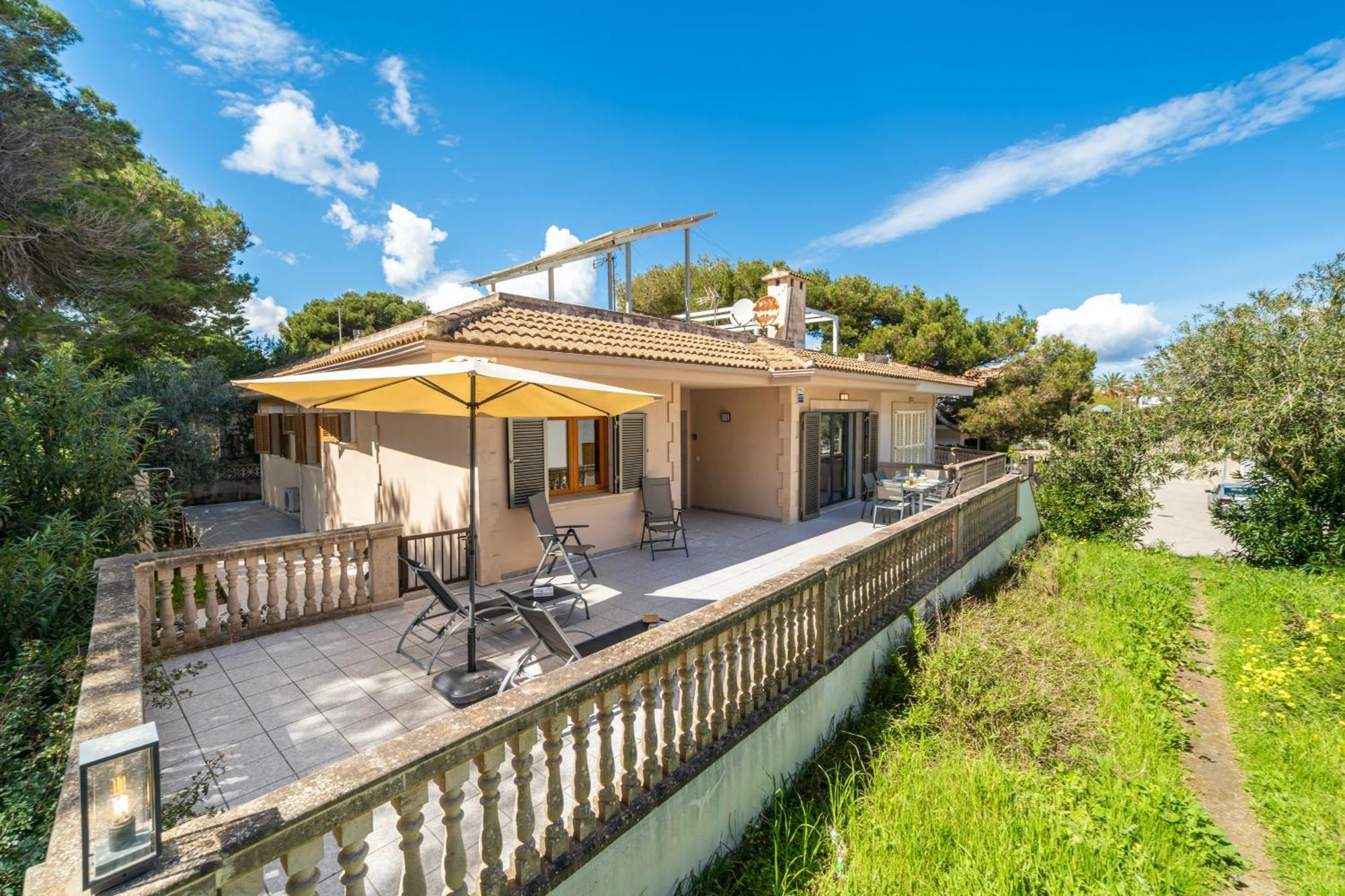Villa Can Canta Natura Park House At Platja De Muro Beach Exteriör bild