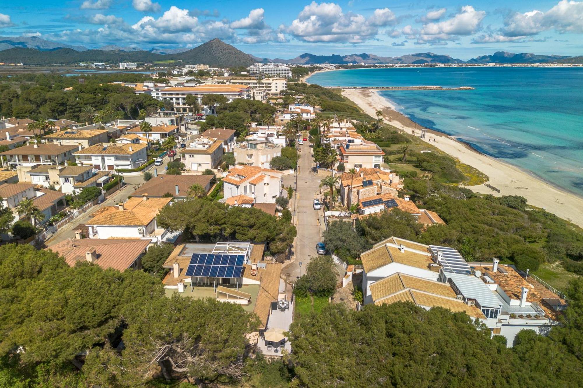 Villa Can Canta Natura Park House At Platja De Muro Beach Exteriör bild