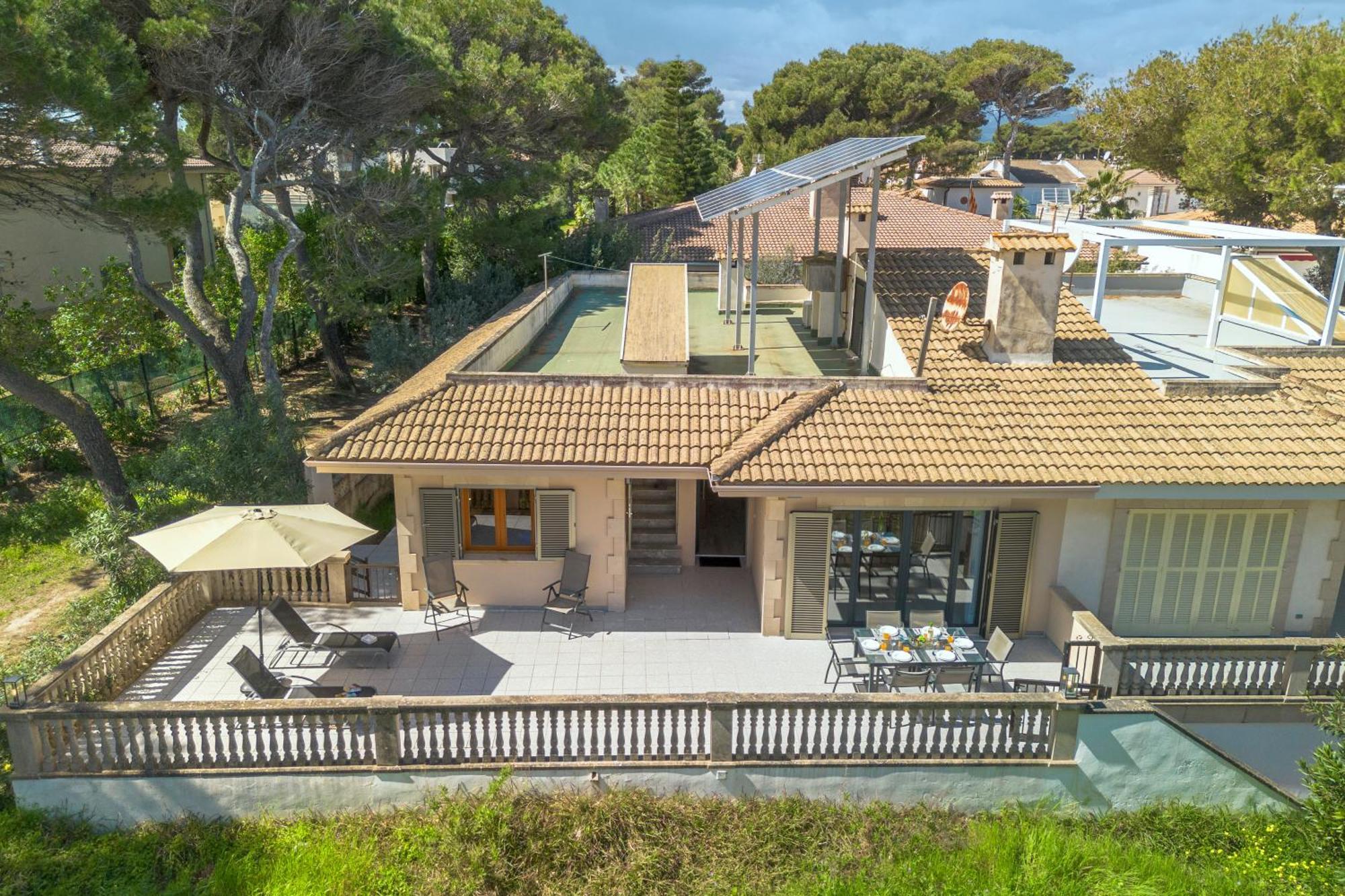 Villa Can Canta Natura Park House At Platja De Muro Beach Exteriör bild