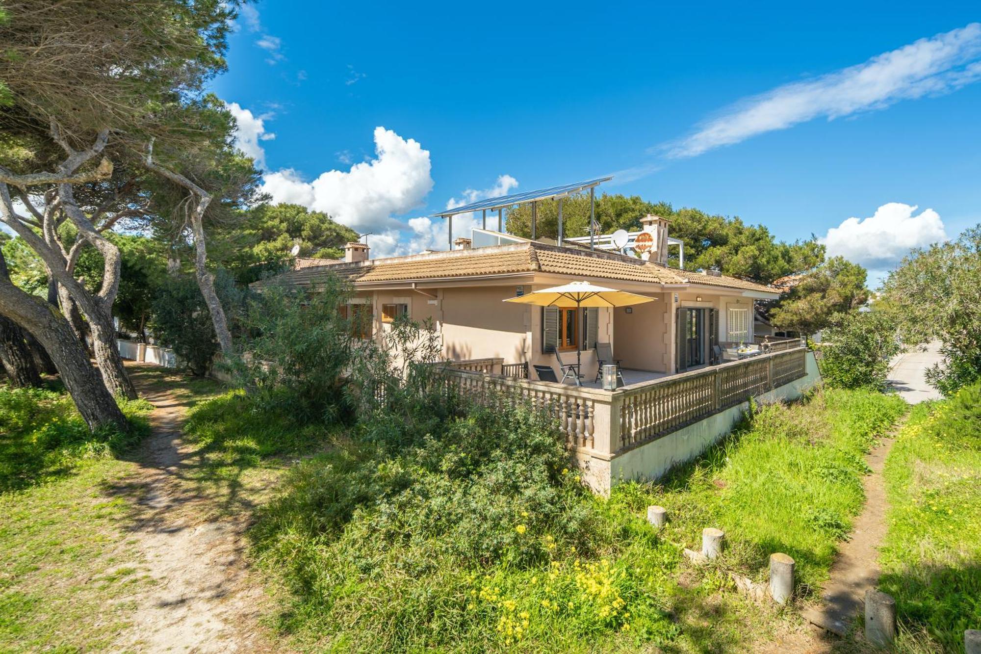 Villa Can Canta Natura Park House At Platja De Muro Beach Exteriör bild
